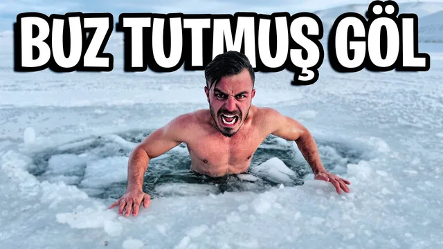 BUZ TUTMUŞ GÖLE DALDIM!!
